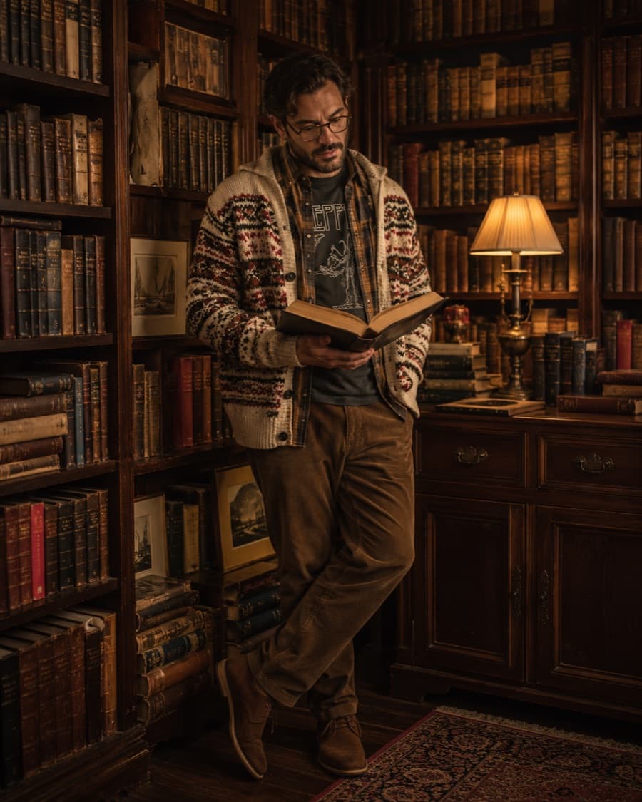 Library knit