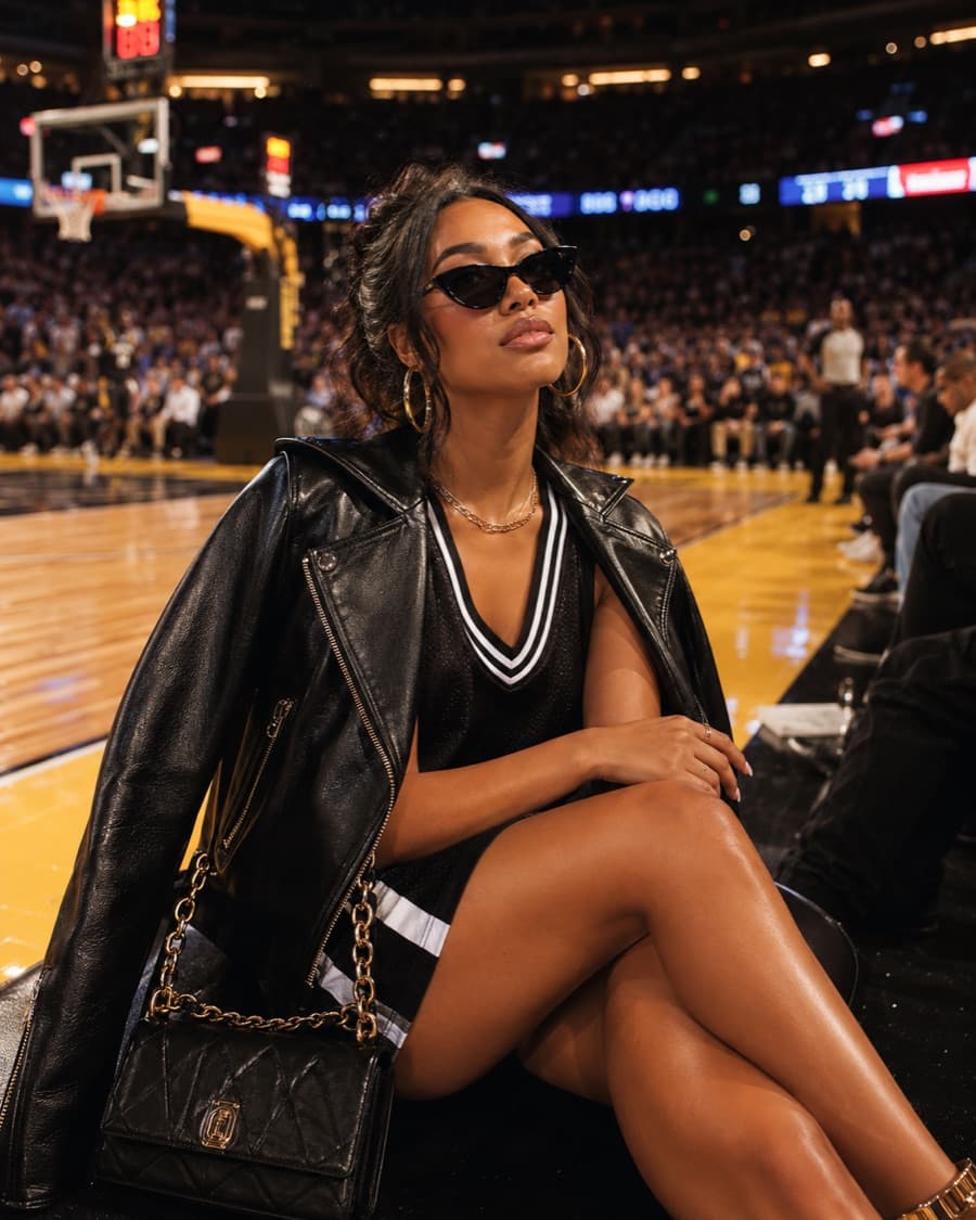 Courtside baddie